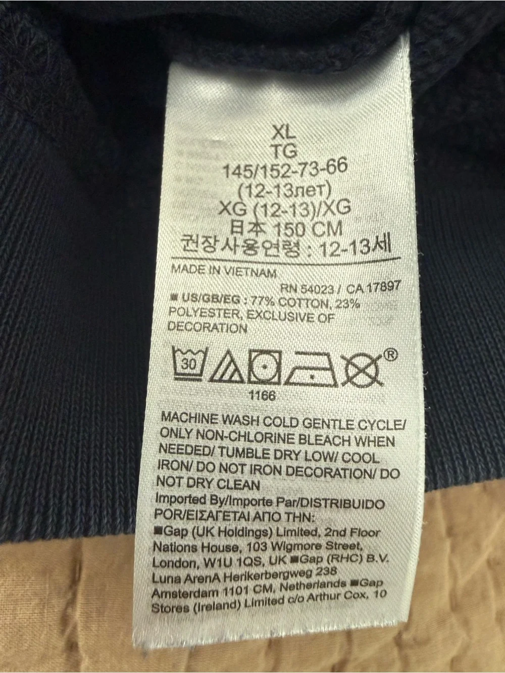 Gap Navy Boys Relaxed Joggers